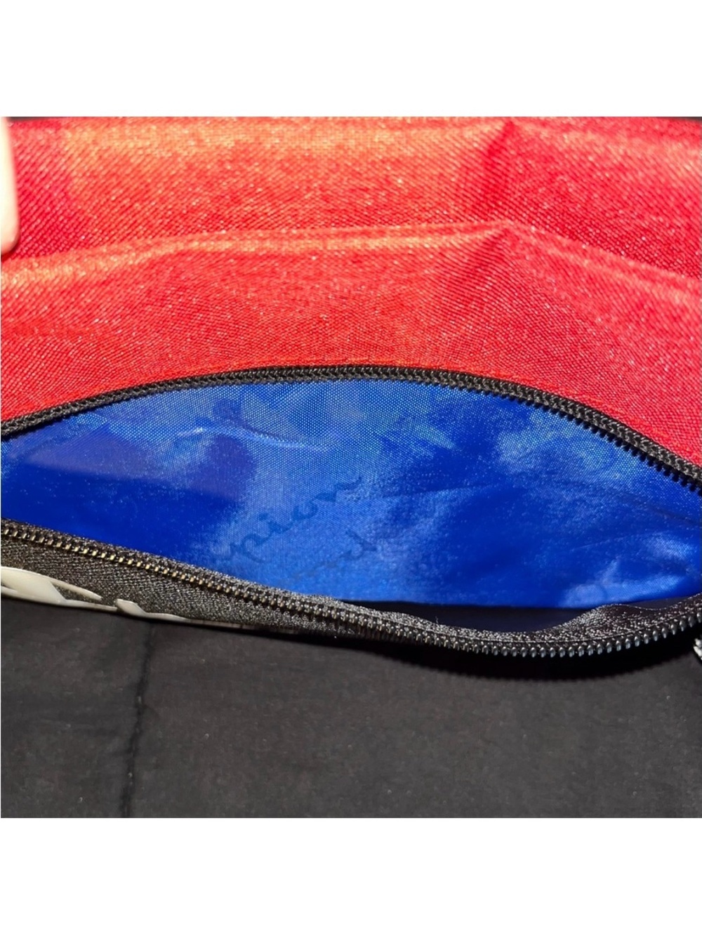 Champion Athletic Apparel Black Red Adjustable Crossbody Bag Belt Bag Fanny Pack - Picture 5 of 10